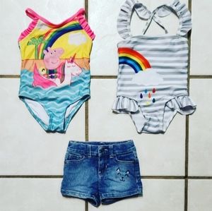 Babygirl Toddler Swimsuit Bundle Size 18M